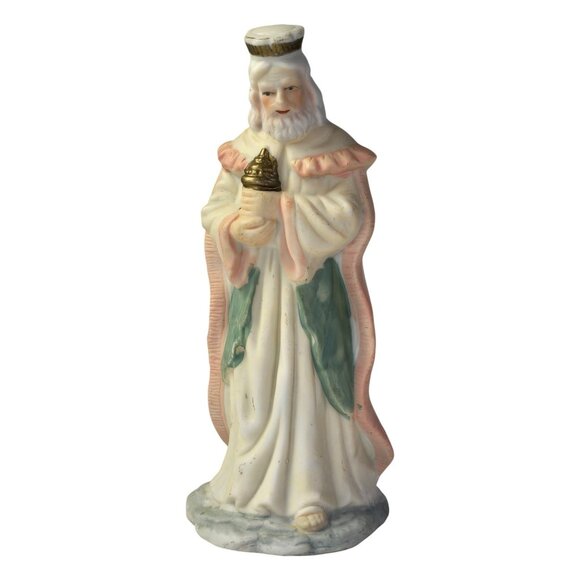 Unbranded Other - Vintage Nativity Porcelain Figurine Wise Man Magi Figure Christmas Decor Holiday